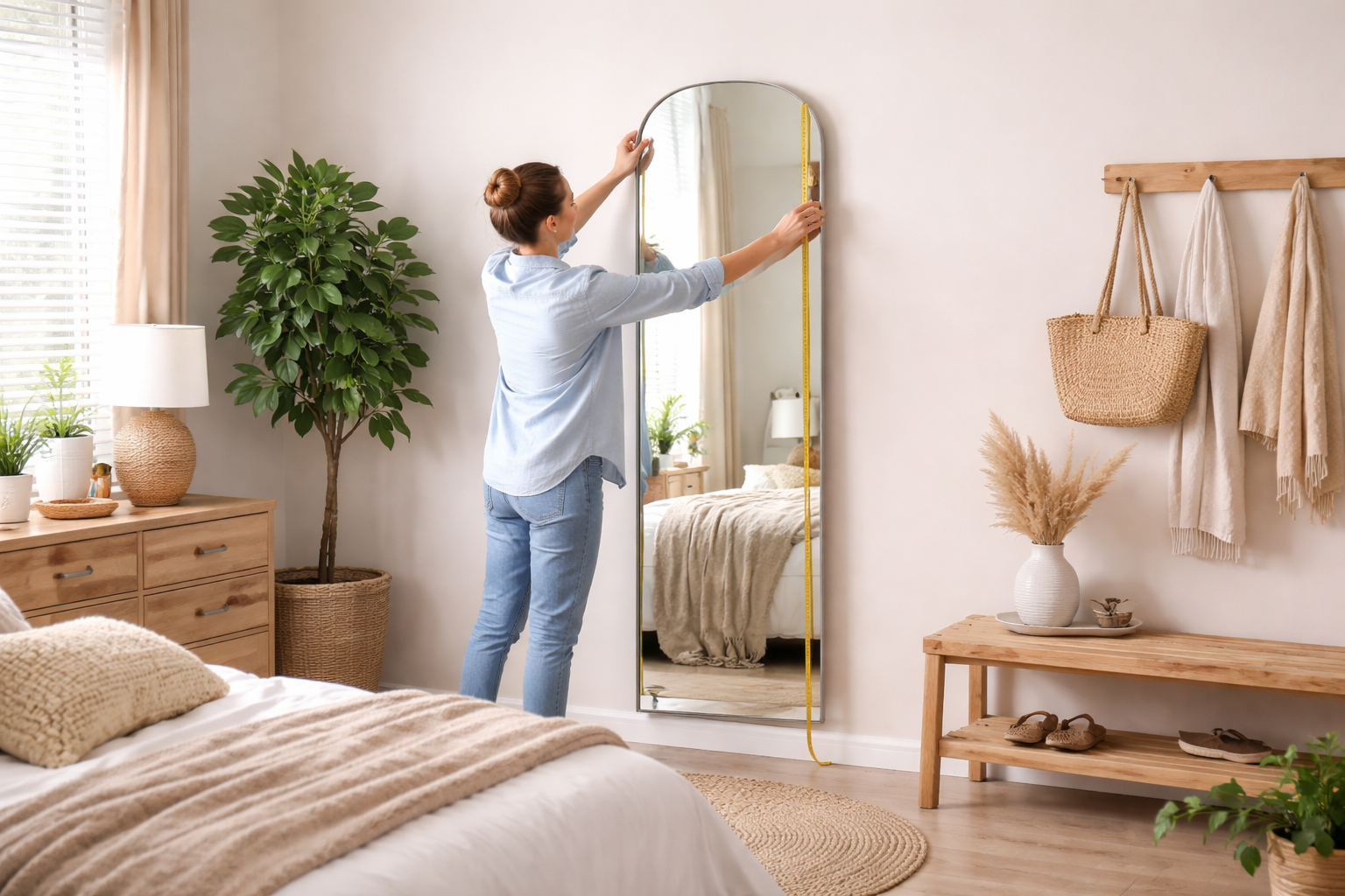 How High to Hang Full Length Mirror on Wall – Expert Tips