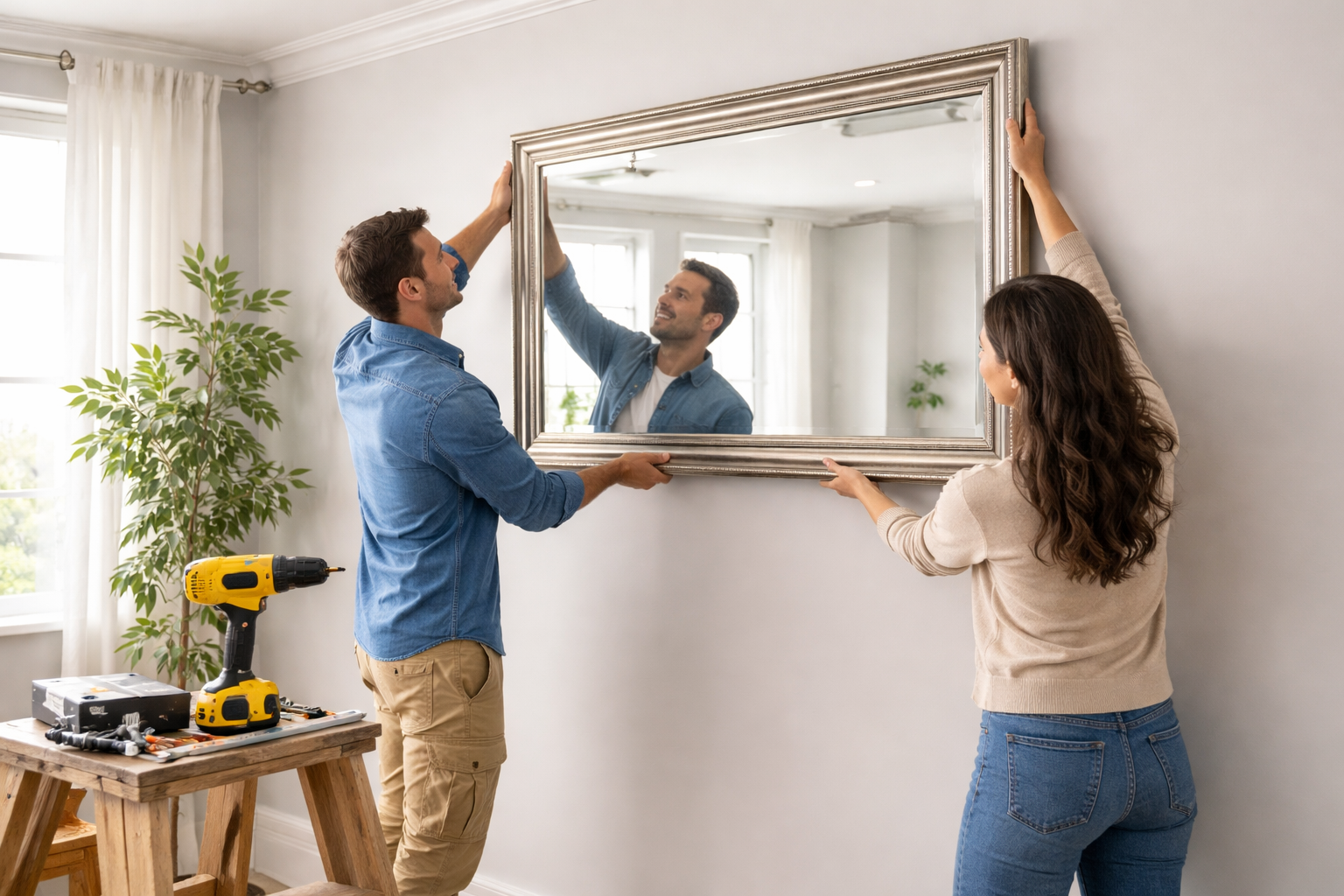 How to Hang a Very Heavy Mirror – Here’s the Safest Way