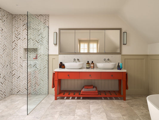 How to Decorate a Frameless Bathroom Mirror