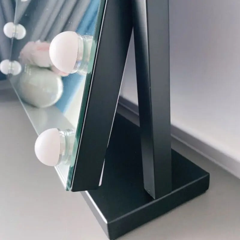Large Vanity Makeup Mirror with 14 LED Bulbs – 3 Color Modes, Hollywood Mirror for Dressing Room & Bedroom