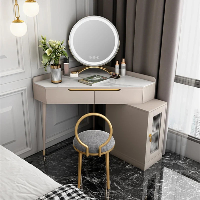 Lighted Vanity Round Makeup Mirror with 3 Color Lighting Modes, Diameter.