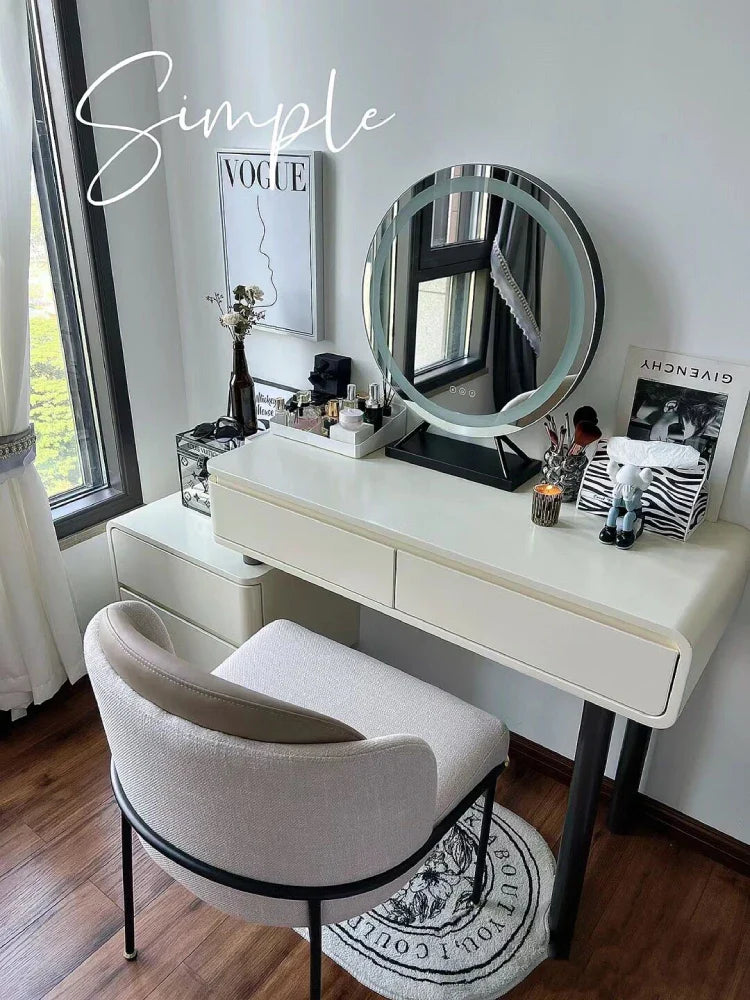 LED Lighted Vanity Makeup Mirror with 15x Spot Magnification and Dimmable Multi-Color Settings