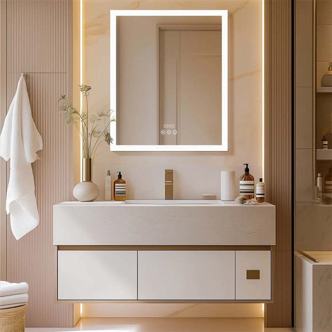Bathroom Mirror Cabinet with Lights & Bluetooth Speaker