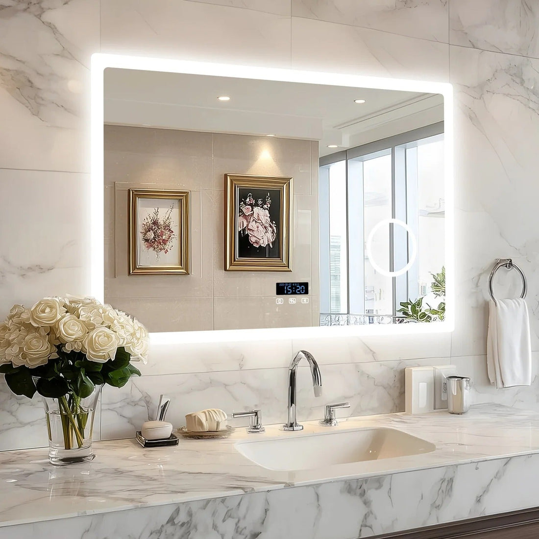 How to Decorate Around a Mirror on the Wall