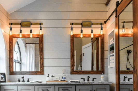 Can Vanity Lights Overhang a Mirror