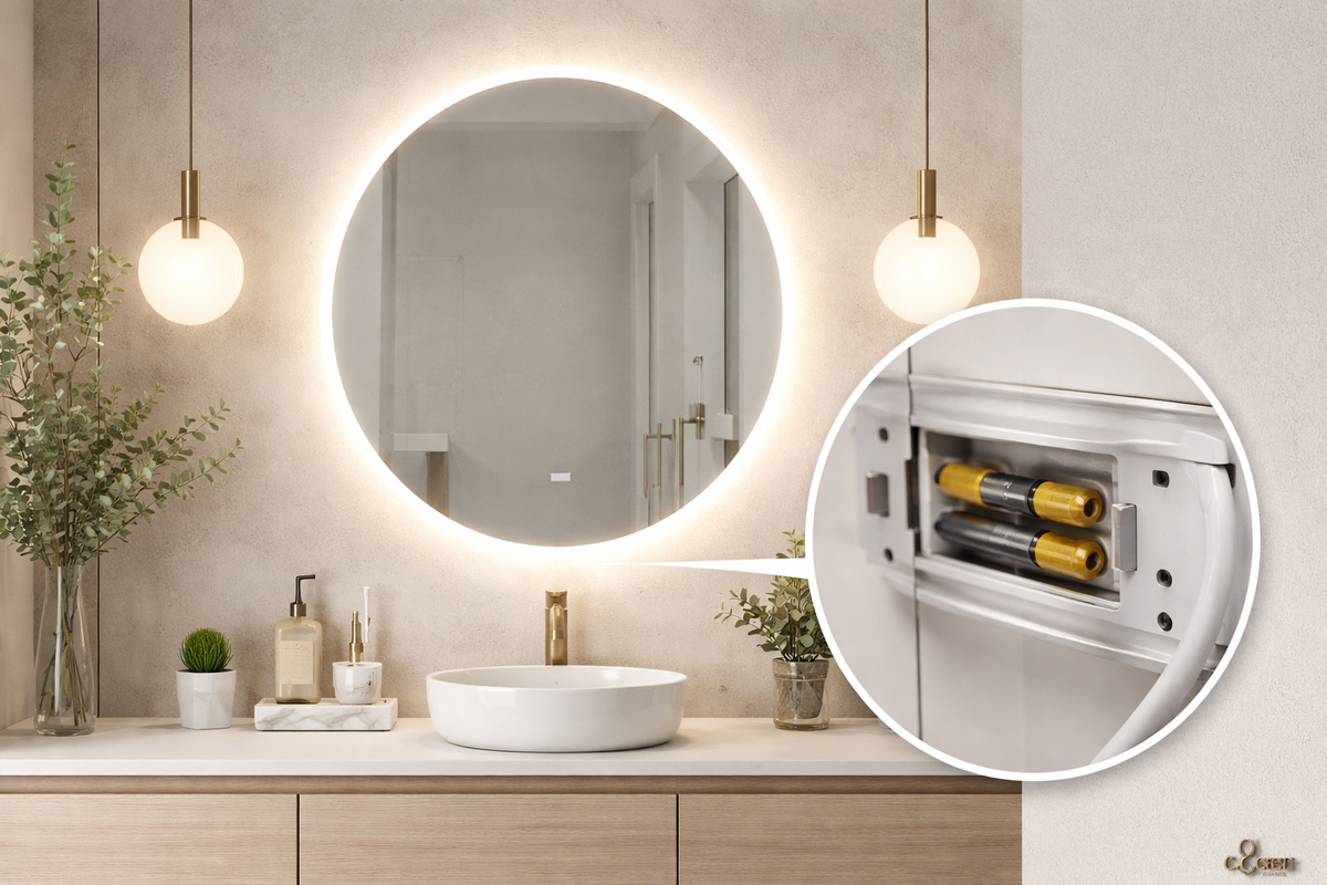 Are LED Bathroom Mirrors Battery Operated? What to Know – LED Mirror ...