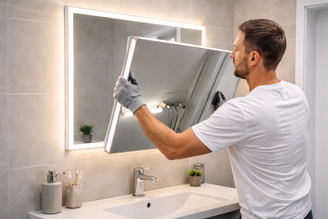 How to Frame a Large Wall Mirror