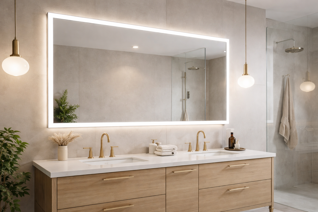how to choose led bathroom mirror