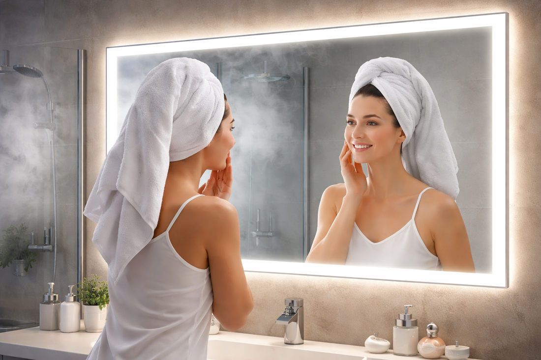 makeup lighted mirror