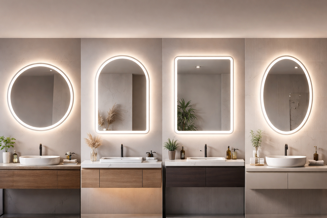 Which Shape LED Mirror Is Good for Bathroom Use?