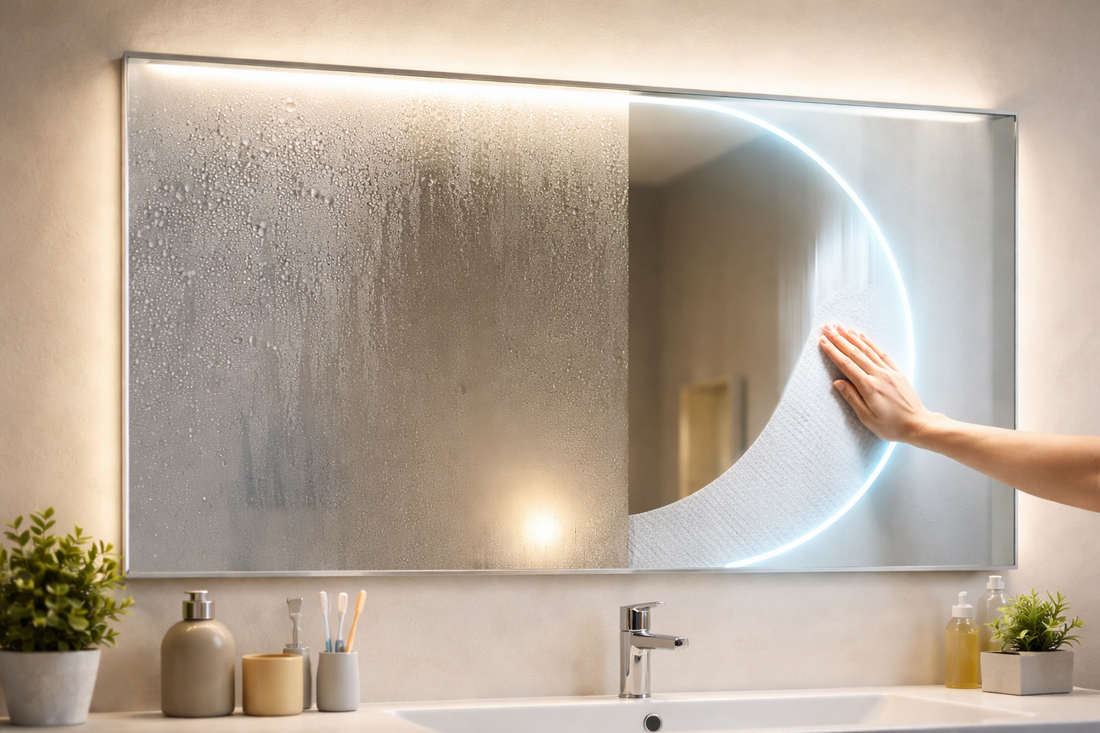 What Is a Demister Pad on mirror