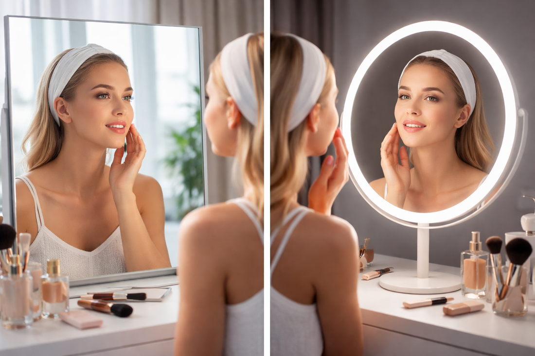Natural vs LED Lighting for Makeup