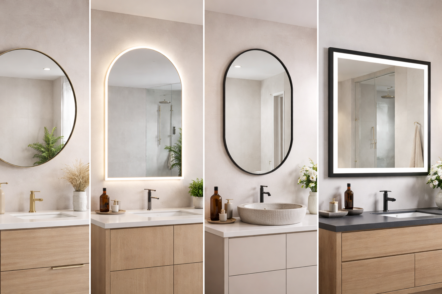 Types of Mirrors for Bathroom – Here’s What You Should Know – LED ...