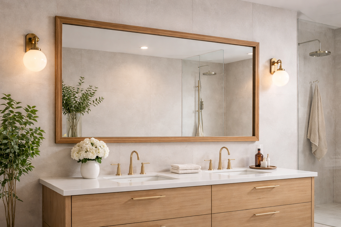 How to Frame a Bathroom Mirror — Simple DIY You’ll Love