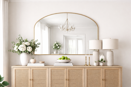 Mirror Over Buffet