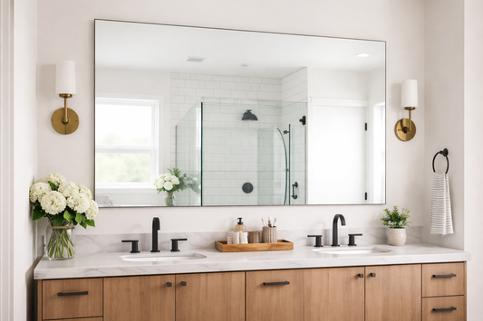 How Big Should Bathroom Mirror