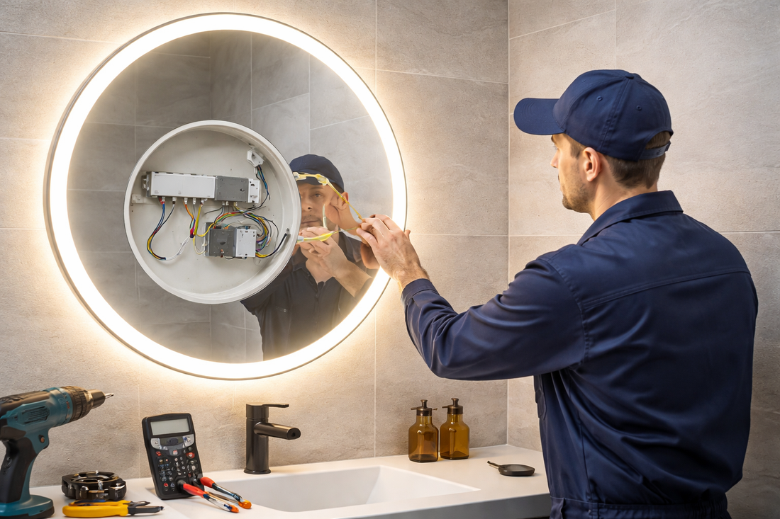 How Are LED Mirrors Wired? Here’s the Simple Truth – LED Mirror World UK