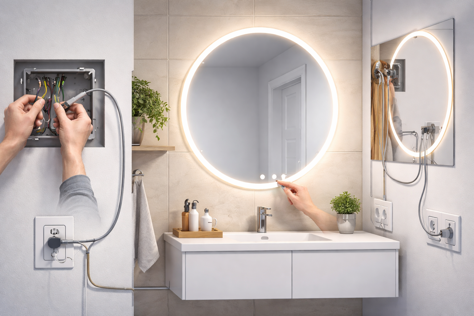 How Do LED Mirrors Get Power? Understanding the Basics – LED Mirror ...