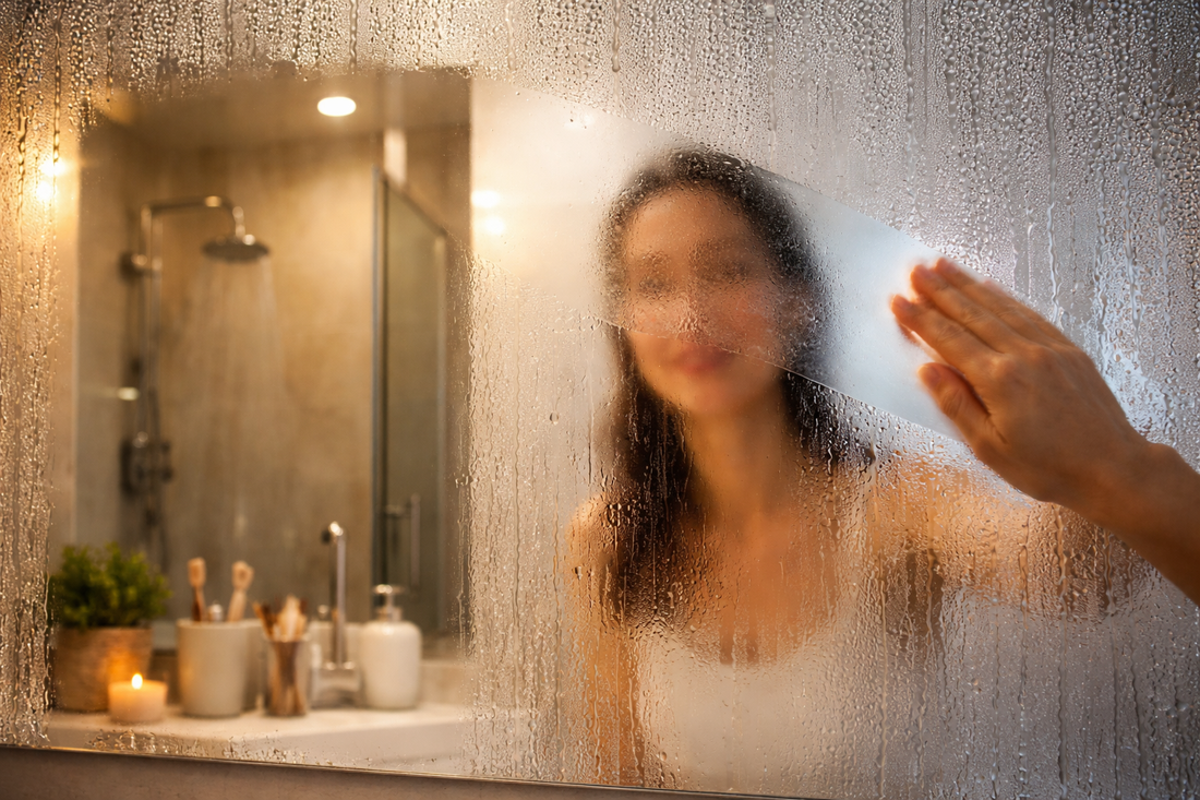  Fog bathroom mirror