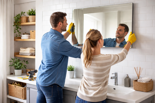 How to Hang a Heavy Mirror on Plasterboard Wall