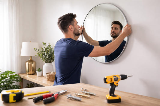 Hang a Mirror with Anchors