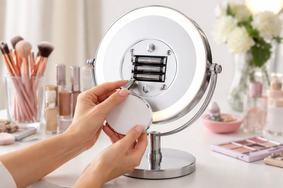 How to Change Battery in Makeup Mirror