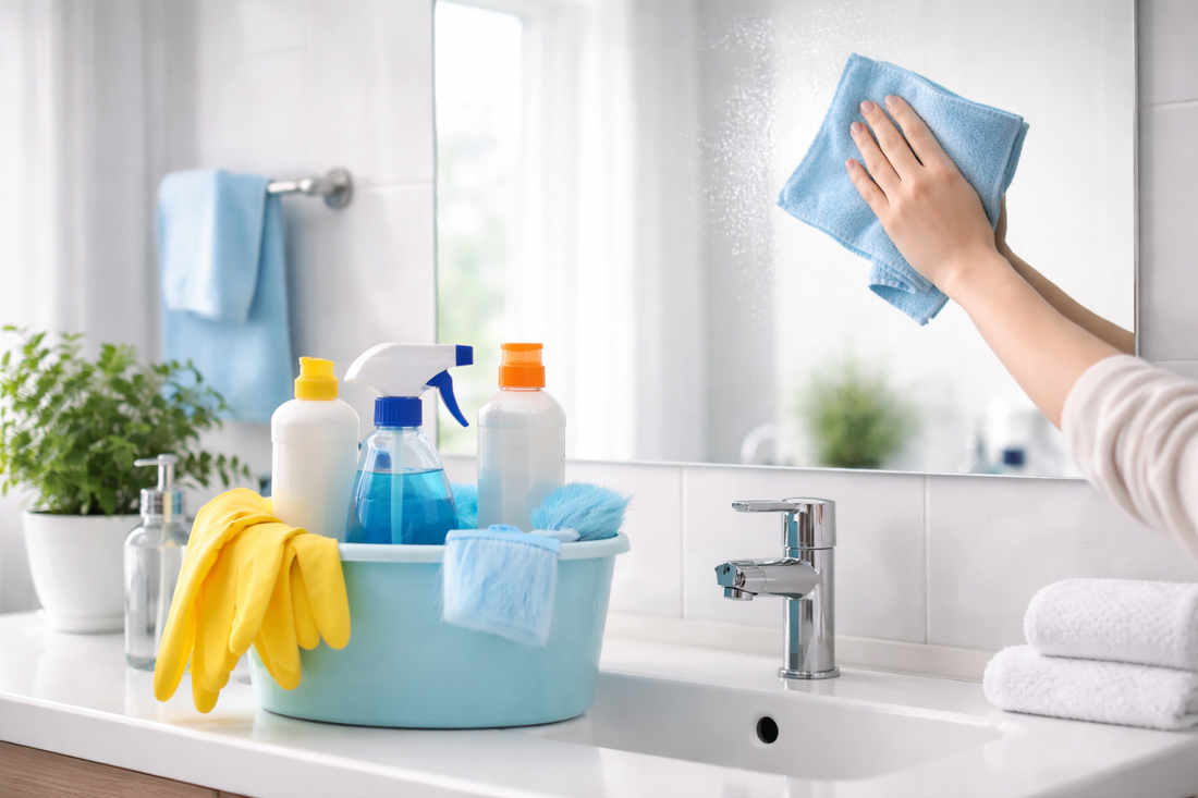 Keep Bathroom Mirror Clean