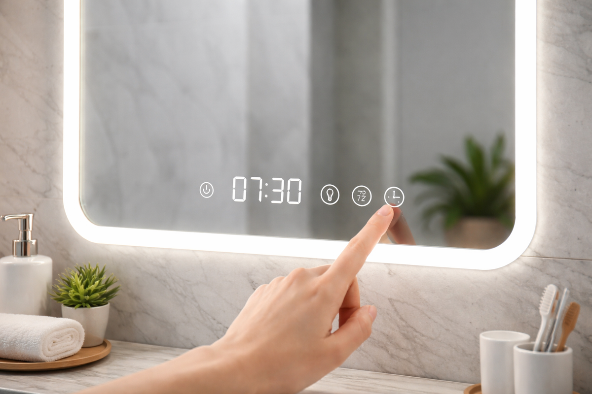 How to Change Time on LED Bathroom Mirror