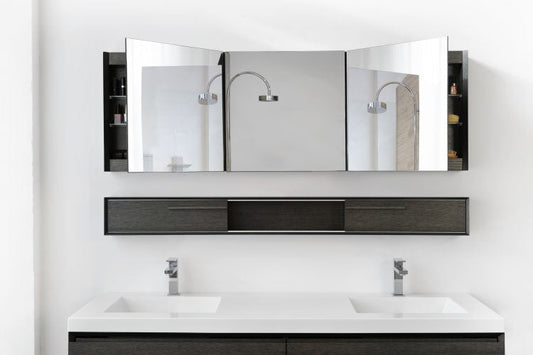 Large Mirrored Bathroom Cabinet Ideas for Smart Storage
