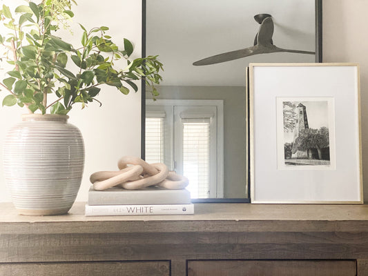 How High to Hang a Mirror Over Dresser