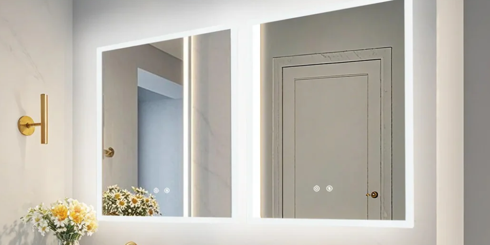 How to install LED mirror on wall