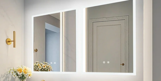 How to install LED mirror on wall