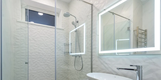 are led bathroom mirror battery operated
