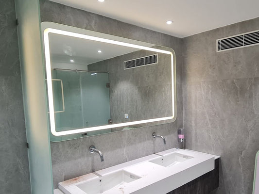 how does led mirror work