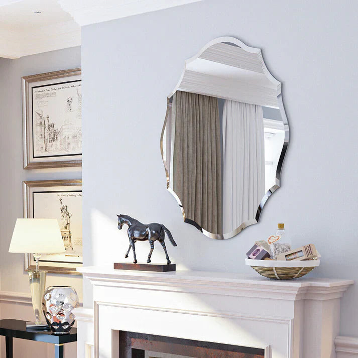 Asymmetrical Irregular Bathroom Mirror