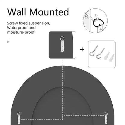 Arched Bathroom Mirror,Decorative Large Silver Glass Vanity with Crushed Diamond Crystal Bling Edge